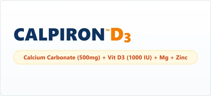 Calpiron™ D3 Tablet